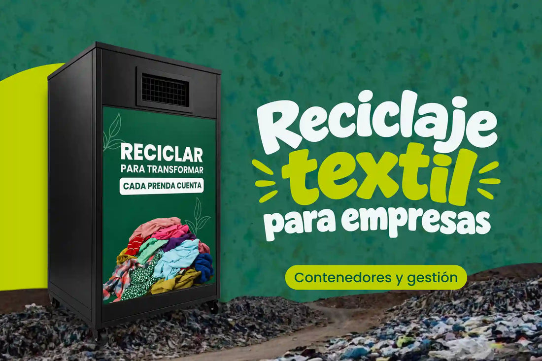 - Contenedores para reciclaje de uniformes, textiles y EPP en empresas