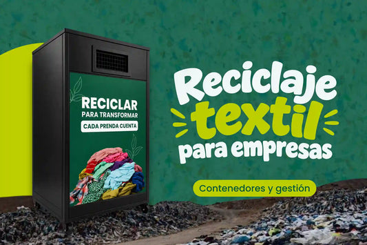 - Contenedores para reciclaje de uniformes, textiles y EPP en empresas