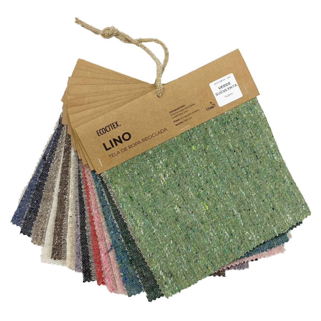 Muestrario Tela Urdimbre de Lino