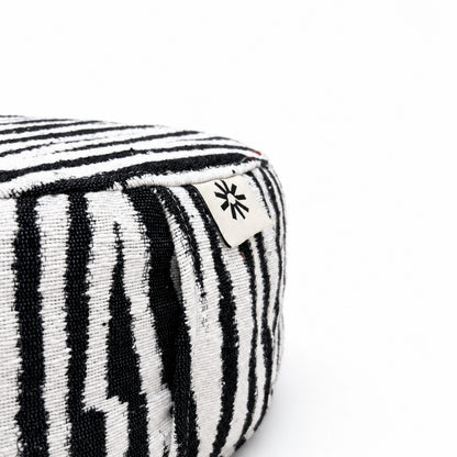 Zafu de meditación Zebra