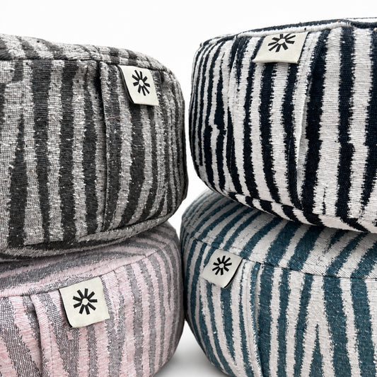 Zafu de meditación Zebra
