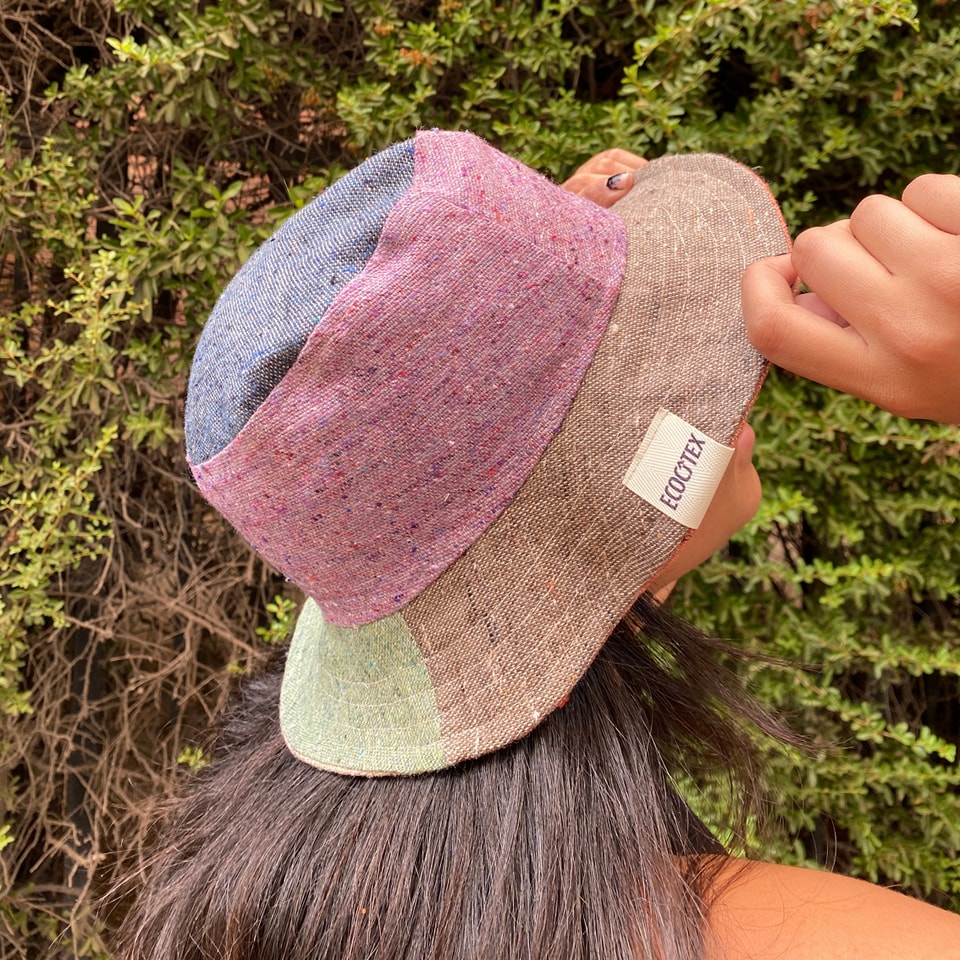 Bucket Hat Textil Reciclado Patchwork