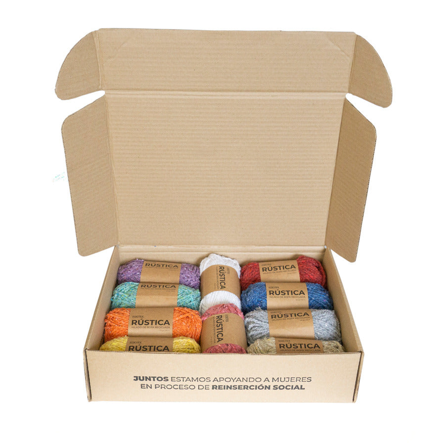 10 Ovillos Rústica para regalo