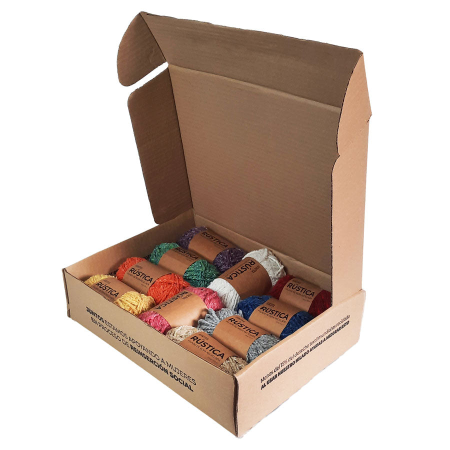 10 Ovillos Rústica para regalo