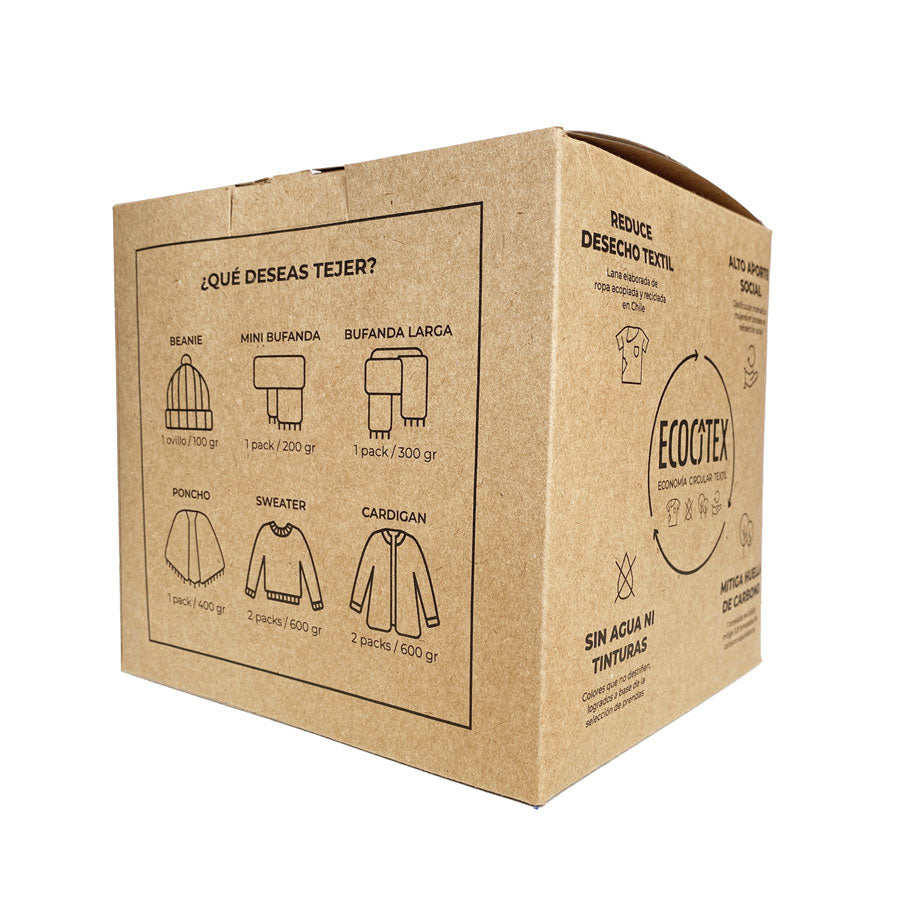 Caja para 4 Ovillos Rustica