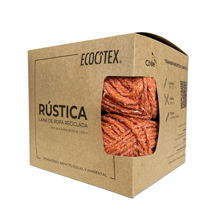 Caja para 4 Ovillos Rustica