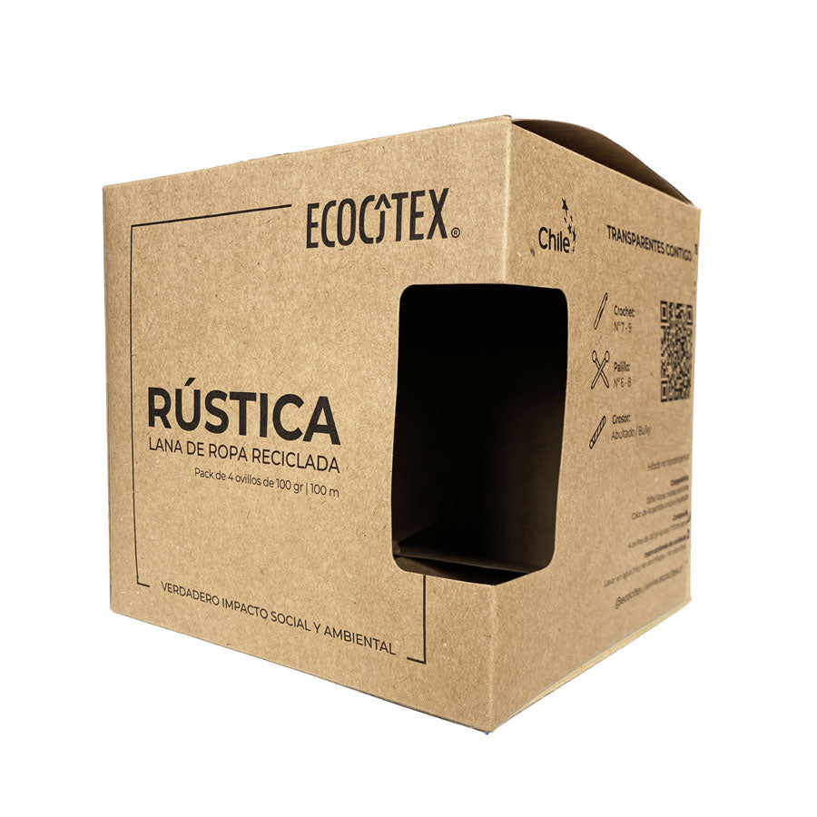 Caja para 4 Ovillos Rustica